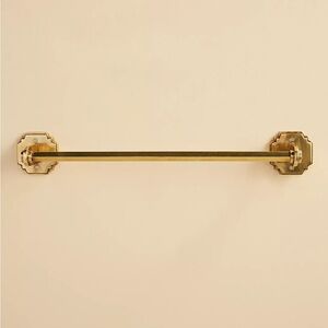 New Anthropologie Raina Brass Towel Bar